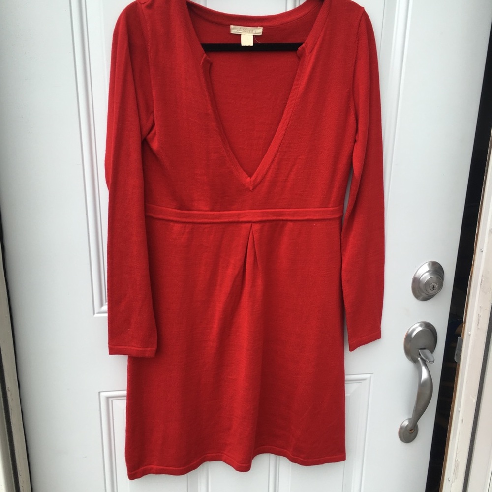 Sfera Red Sweater Dress